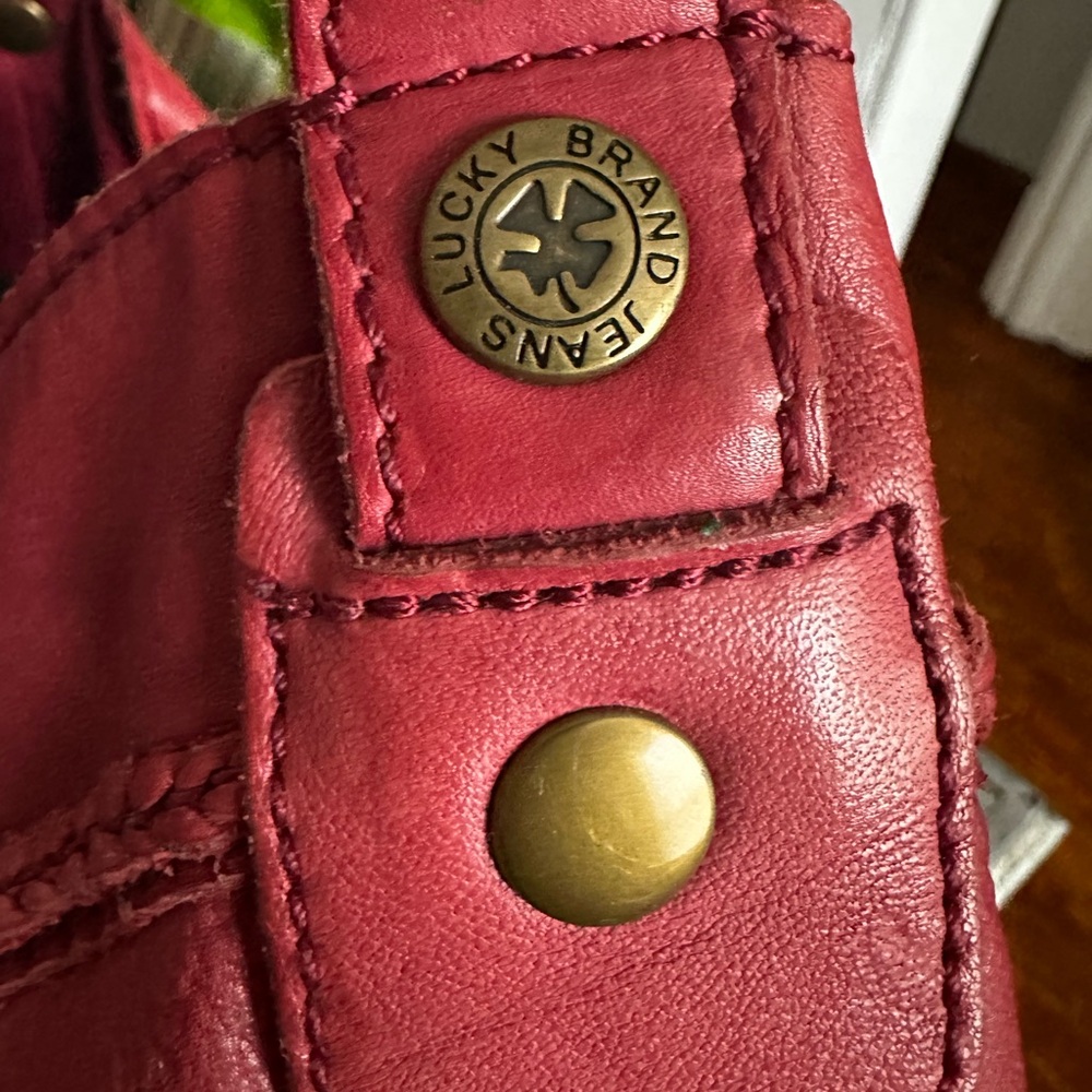 Lucky Brand Burgundy Hobo Bag - Picture 7 of 11